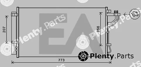 Eaclima 30C36044 — Condenser, air conditioning