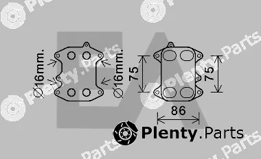 Eaclima 37G77021 — Oil Cooler, engine oil