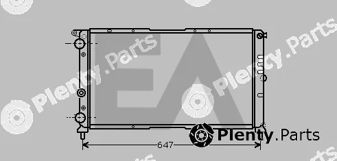 Eaclima 31R25026 — Radiator, engine cooling