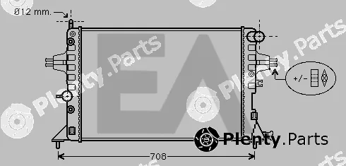 Eaclima 31R54182 — Radiator, engine cooling