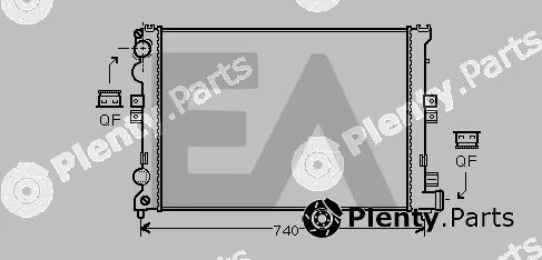 Eaclima 31R10058 — Radiator, engine cooling