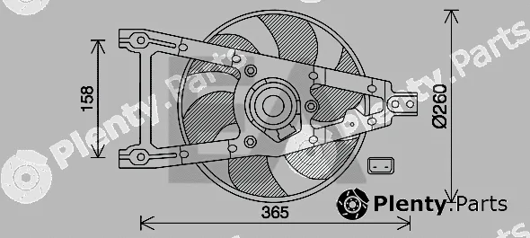 Eaclima 33V25104 — Fan, engine cooling