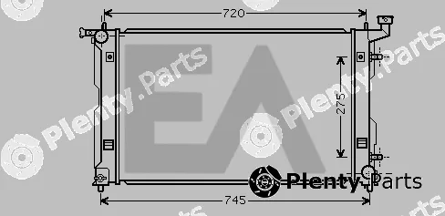 Eaclima 31R71214 — Radiator, engine cooling
