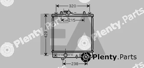 Eaclima 31R54205 — Radiator, engine cooling