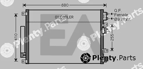 Eaclima 30C12015 — Condenser, air conditioning