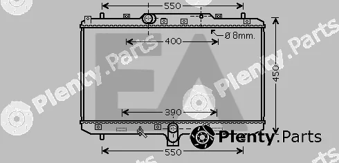 Eaclima 31R69083 — Radiator, engine cooling