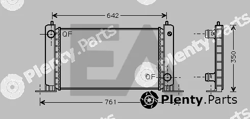 Eaclima 31R25104 — Radiator, engine cooling