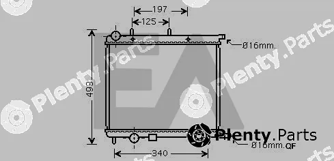 Eaclima 31R10001 — Radiator, engine cooling