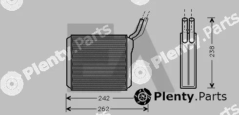 Eaclima 45C54016 — Heat Exchanger, interior heating