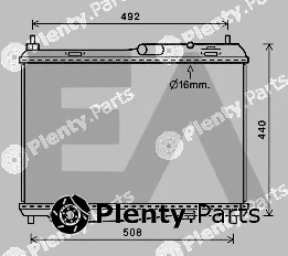 Eaclima 31R22100 — Radiator, engine cooling