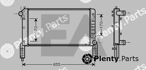 Eaclima 31R25050 — Radiator, engine cooling