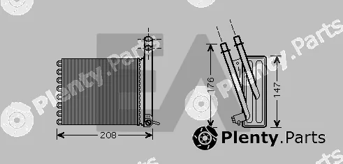 Eaclima 45C10011 — Heat Exchanger, interior heating