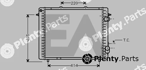 Eaclima 31R60100 — Radiator, engine cooling
