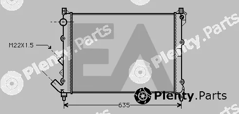 Eaclima 31R60048 — Radiator, engine cooling