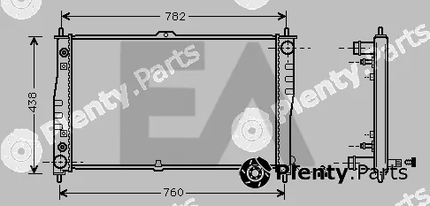 Eaclima 31R36068 — Radiator, engine cooling
