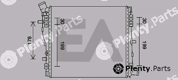 Eaclima 31R02068 — Radiator, engine cooling