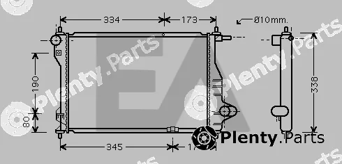 Eaclima 31R20011 — Radiator, engine cooling