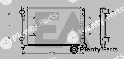 Eaclima 31R25111 — Radiator, engine cooling