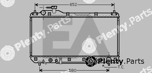 Eaclima 31R71144 — Radiator, engine cooling