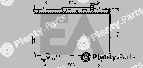 Eaclima 31R28133 — Radiator, engine cooling
