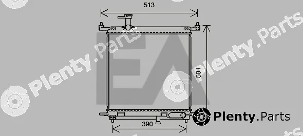 Eaclima 31R18155 — Radiator, engine cooling