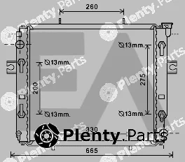 Eaclima 31R27014 — Radiator, engine cooling