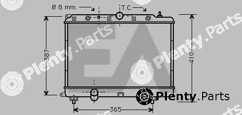 Eaclima 31R05038 — Radiator, engine cooling