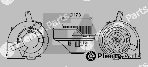 Eaclima 42A67003 — Electric Motor, interior blower