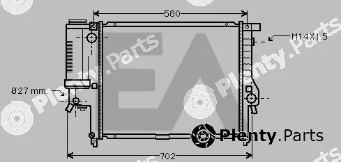 Eaclima 31R07067 — Radiator, engine cooling