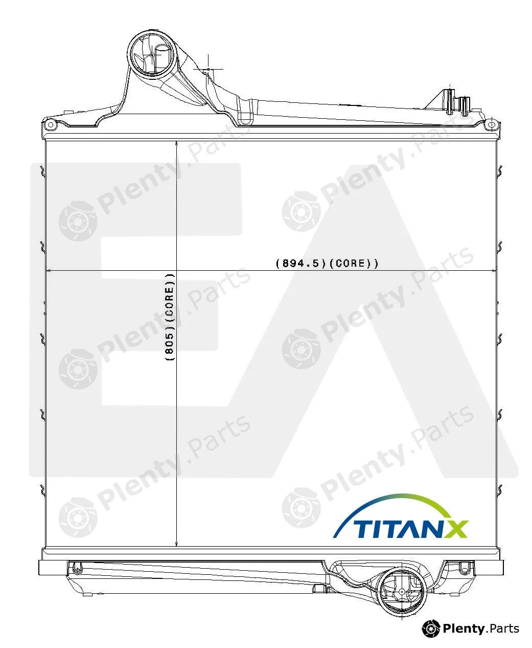 Eaclima 36A59019T — Charge Air Cooler