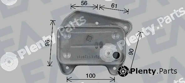 Eaclima 37G50038 — Oil Cooler, engine oil