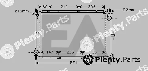 Eaclima 31R18102 — Radiator, engine cooling