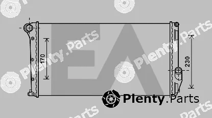 Eaclima 31R40012 — Radiator, engine cooling