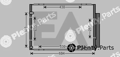 Eaclima 30C71068 — Condenser, air conditioning