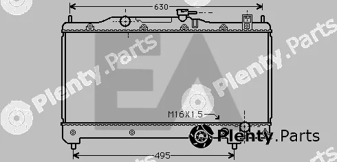 Eaclima 31R71119 — Radiator, engine cooling