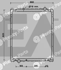 Eaclima 31R45063 — Radiator, engine cooling