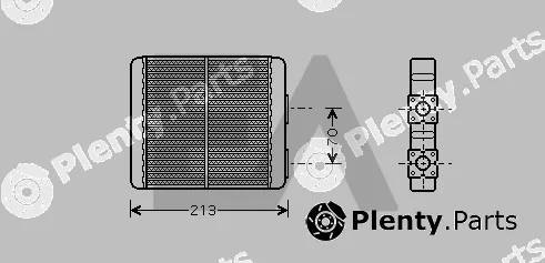 Eaclima 45C18003 — Heat Exchanger, interior heating