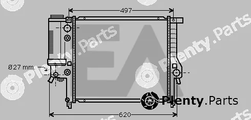 Eaclima 31R07055 — Radiator, engine cooling