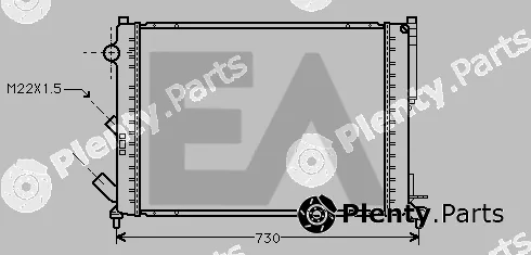 Eaclima 31R60101 — Radiator, engine cooling