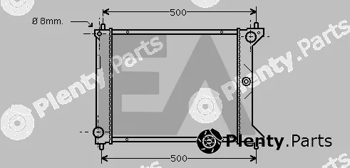Eaclima 31R05057 — Radiator, engine cooling