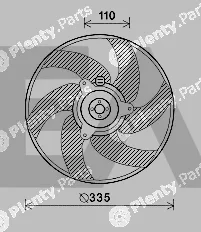Eaclima 33V55022 — Fan, engine cooling