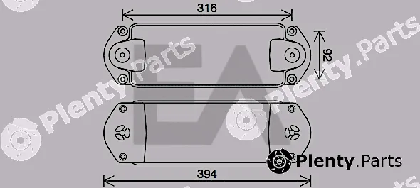 Eaclima 37G63004 — Oil Cooler, engine oil