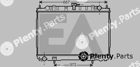 Eaclima 31R18097 — Radiator, engine cooling
