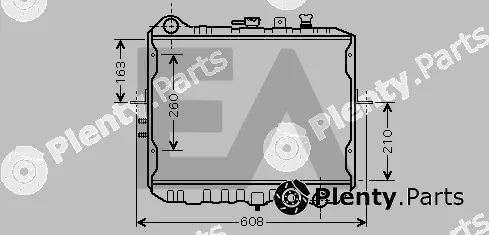 Eaclima 31R36037 — Radiator, engine cooling