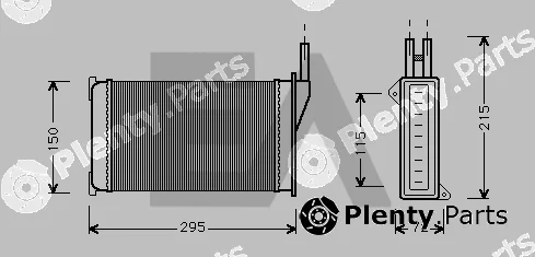 Eaclima 45C22004 — Heat Exchanger, interior heating