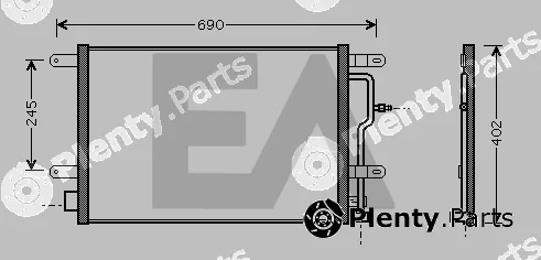 Eaclima 30C02016 — Condenser, air conditioning