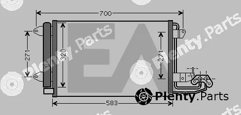 Eaclima 30C77023 — Condenser, air conditioning