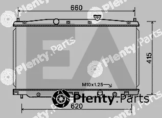 Eaclima 31R26086 — Radiator, engine cooling