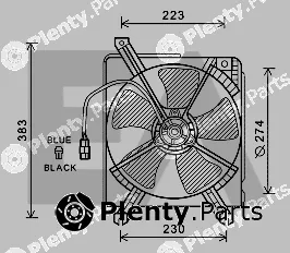 Eaclima 33V52040 — Fan, engine cooling