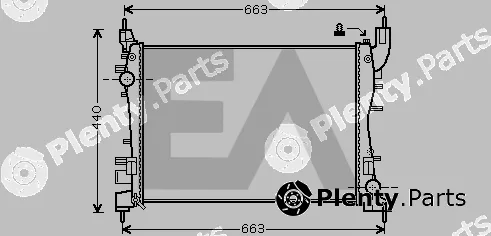 Eaclima 31R25132 — Radiator, engine cooling